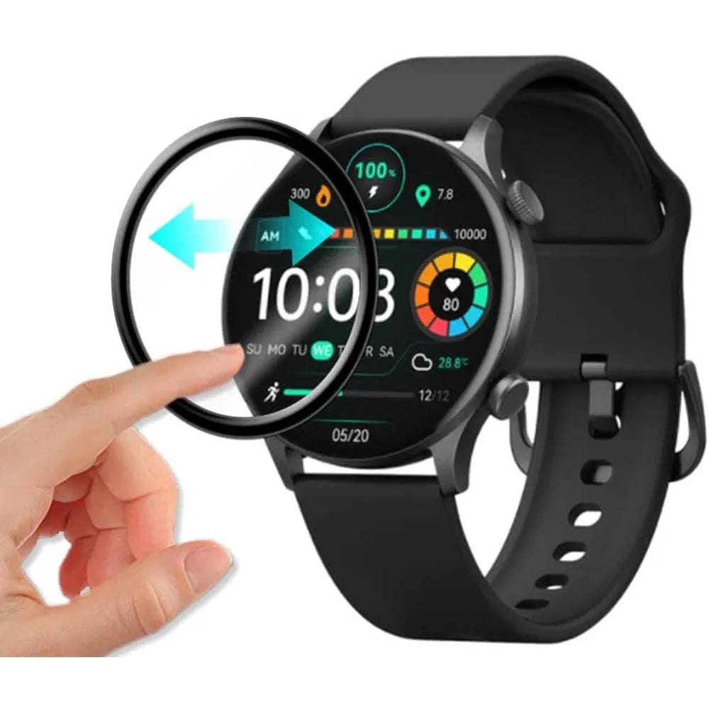 Haylou Solar Plus RT3 Screen Protector - 3D TPU Soft Film, Ultra-Thin Full Coverage (3-Pack)