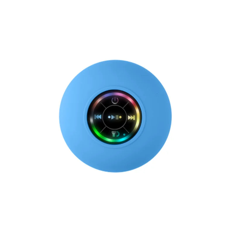 Portable Waterproof Bluetooth Shower Speaker | Suction Cup LED 3D Surround