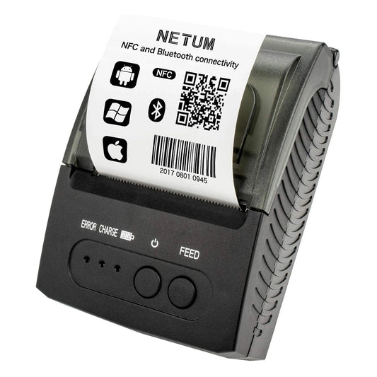 NETUM 1809 Mini Portable 58mm Bluetooth Thermal Receipt Printer