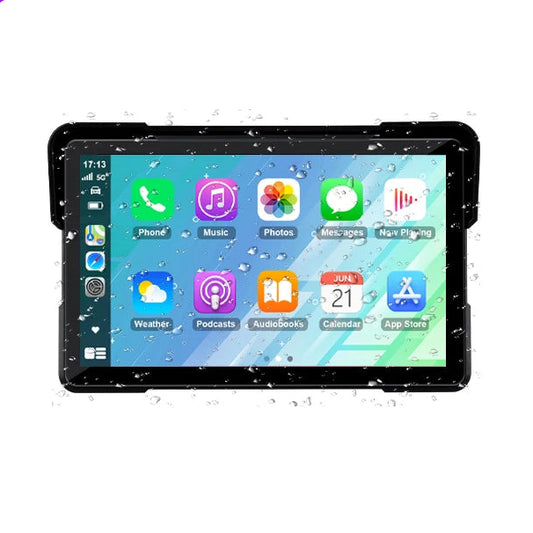 5"/7" 2K Portable Motorcycle DVR GPS Navigaton Wireless IOS Carplay Android Auto Dash Camera Waterproof Dual BT Moto Monitor