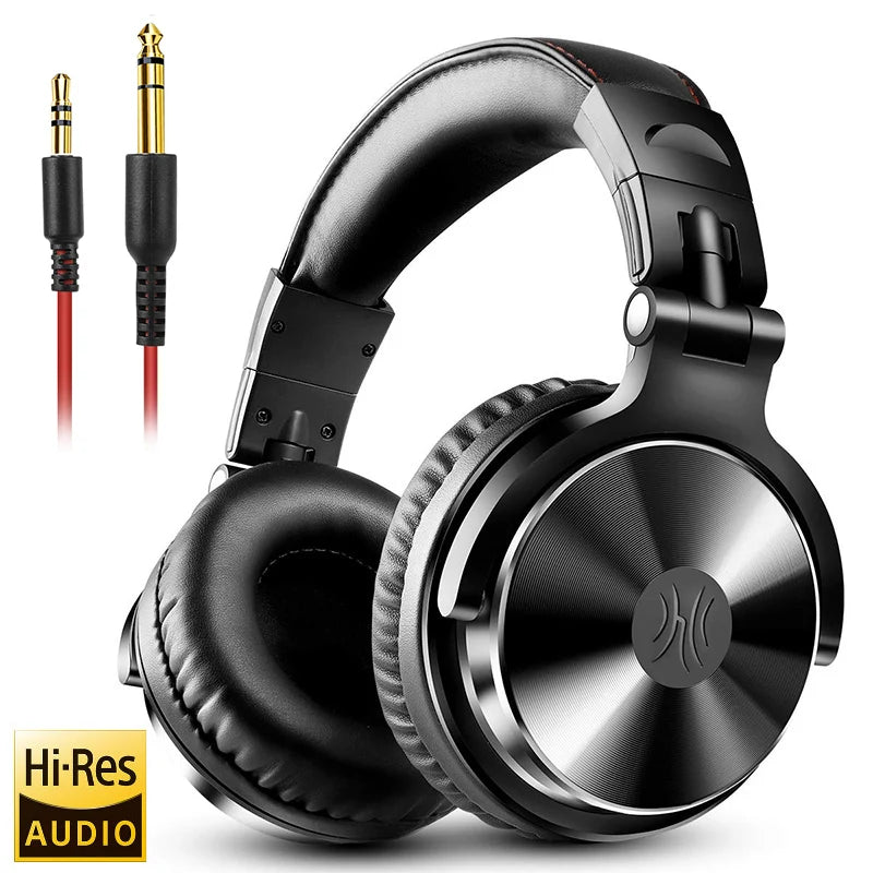 Oneodio Pro 10/30/50 Studio Headphones - Professional DJ Wired Over-Ear with Microphone & Hi-Res Audio