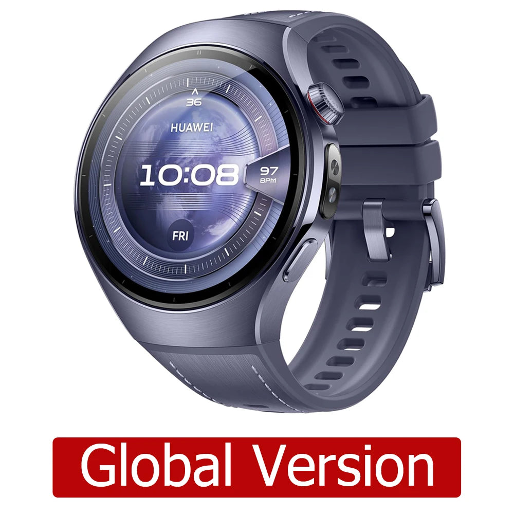 Huawei Watch 5 eSIM Smartwatch - Multi-Sensing Health Monitor with Real-Time Blood Oxygen Tracking