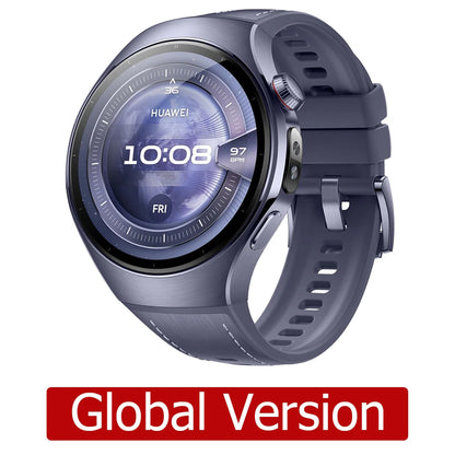 Huawei Watch 5 eSIM Smartwatch - Multi-Sensing Health Monitor with Real-Time Blood Oxygen Tracking