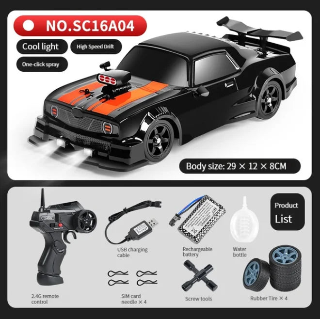 2.4G Drift RC Car 4WD | High Speed with Light and Spray Effects