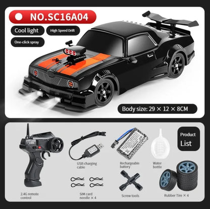 2.4G Drift RC Car 4WD | High Speed with Light and Spray Effects
