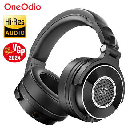 Oneodio Monitor 60 Professional Studio Headphones - Wired HiFi Over-Ear with Hi-Res Audio & Microphone