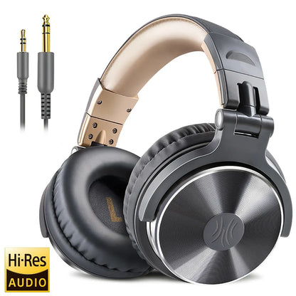 Oneodio Pro 10/30/50 Studio Headphones - Professional DJ Wired Over-Ear with Microphone & Hi-Res Audio