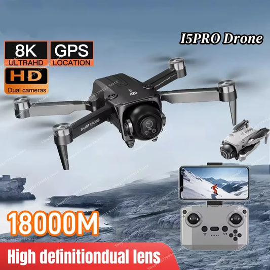 I5 Pro Drone Professional 8K Camera 5G WiFi FPV UAV Screen Remote Control and Obstacle Avoidance Quadcopter 2025 New