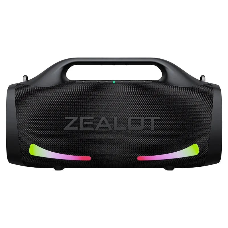 Zealot S79 Portable Party Speaker - Bluetooth 5.2, 24-Hour Playtime with Carry Handle