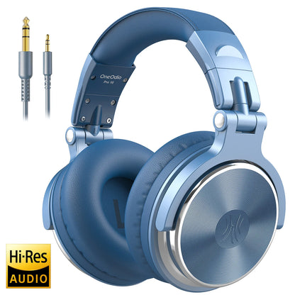 Oneodio Pro 10/30/50 Studio Headphones - Professional DJ Wired Over-Ear with Microphone & Hi-Res Audio