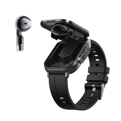 Doogee Smart Watch with TWS Earphones - 2-in-1 Bluetooth Wireless Earbuds & Fitness Tracker with Heart Rate & NFC