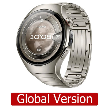 Huawei Watch 5 eSIM Smartwatch - Multi-Sensing Health Monitor with Real-Time Blood Oxygen Tracking