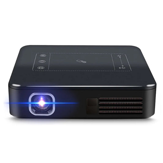 WZATCO D13 Android Mini Pocket Projector | 4K Smart DLP Portable LED WiFi