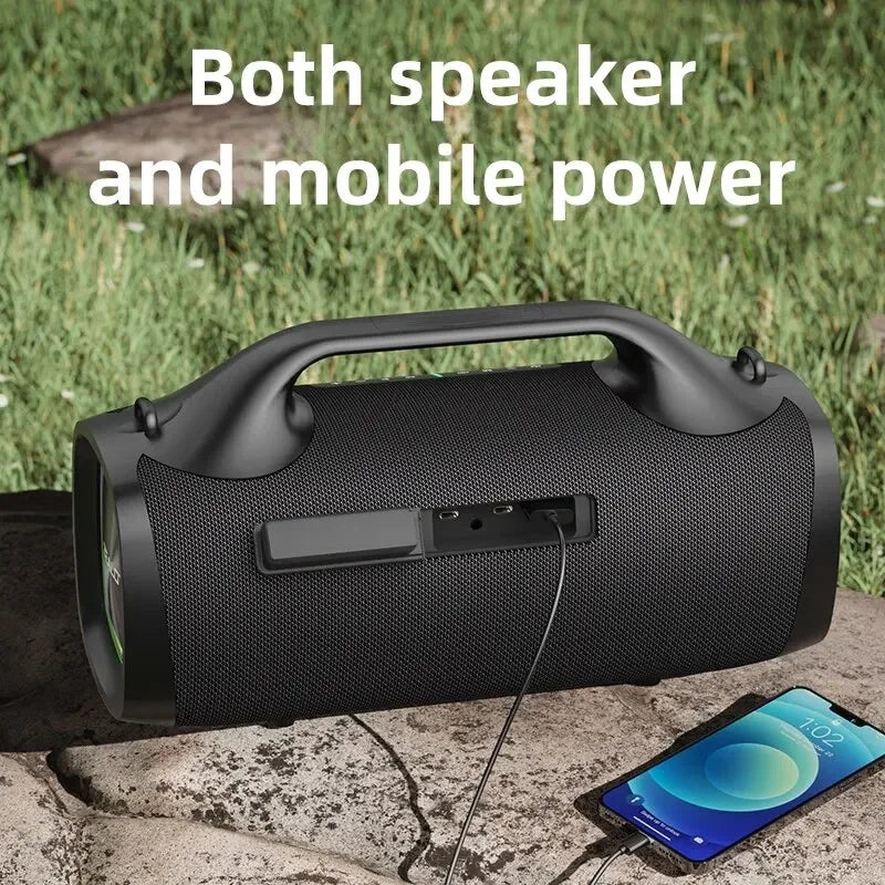 Zealot S79 Portable Party Speaker - Bluetooth 5.2, 24-Hour Playtime with Carry Handle