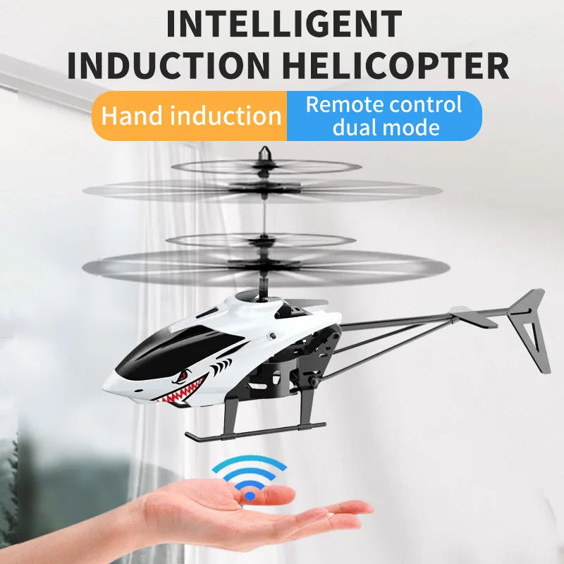 Remote Control Helicopter | Gesture Sensing Flying Mini Aircraft for Kids