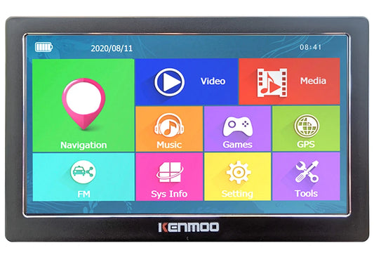 7-Inch HD GPS Navigation System - 512MB RAM with 2025 Europe & Russia Maps