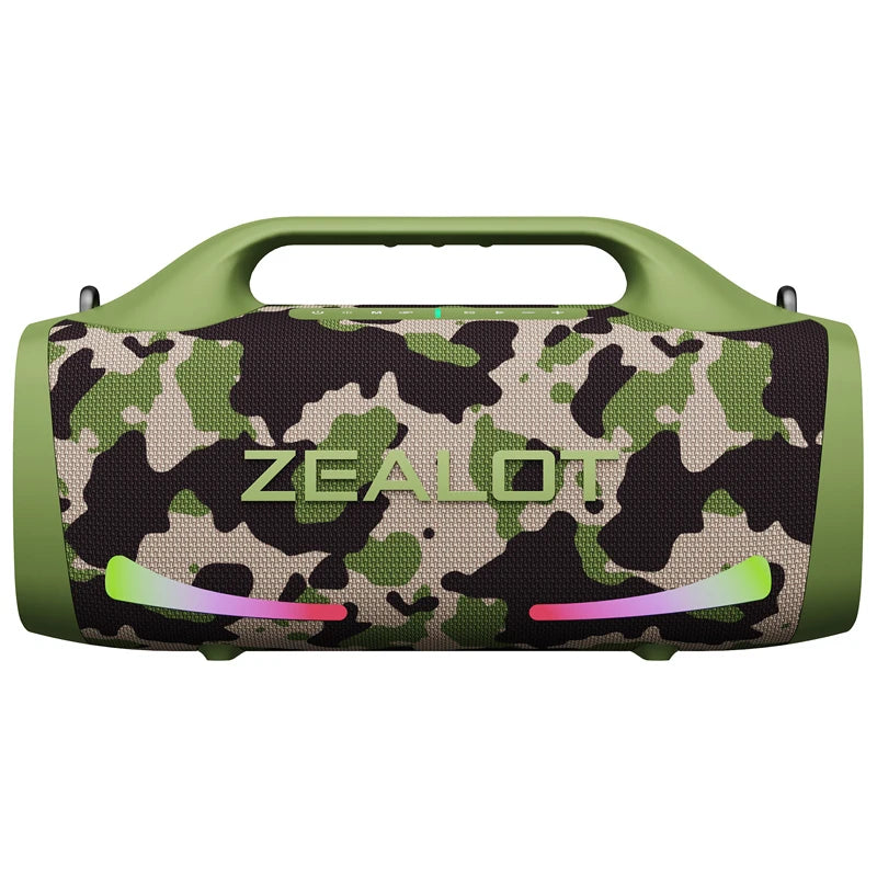 Zealot S79 Portable Party Speaker - Bluetooth 5.2, 24-Hour Playtime with Carry Handle