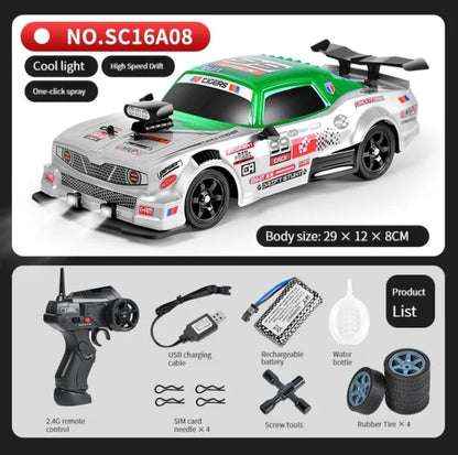 2.4G Drift RC Car 4WD | High Speed with Light and Spray Effects