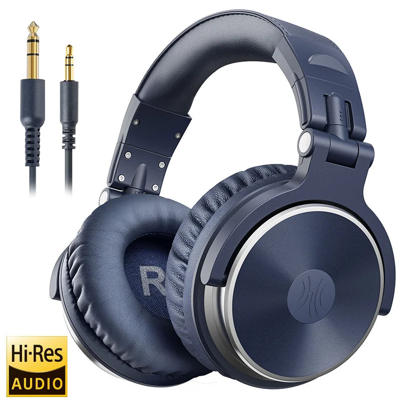 Oneodio Pro 10/30/50 Studio Headphones - Professional DJ Wired Over-Ear with Microphone & Hi-Res Audio