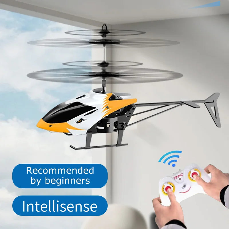 Remote Control Helicopter | Gesture Sensing Flying Mini Aircraft for Kids