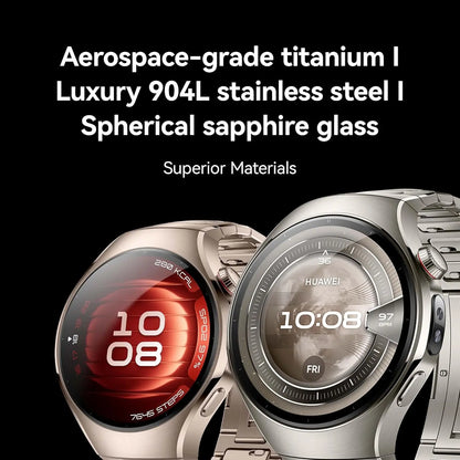 Huawei Watch 5 eSIM Smartwatch - Multi-Sensing Health Monitor with Real-Time Blood Oxygen Tracking