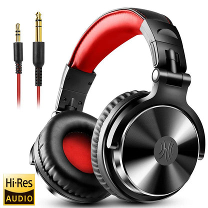 Oneodio Pro 10/30/50 Studio Headphones - Professional DJ Wired Over-Ear with Microphone & Hi-Res Audio