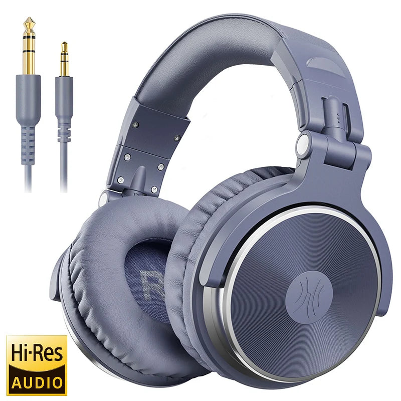 Oneodio Pro 10/30/50 Studio Headphones - Professional DJ Wired Over-Ear with Microphone & Hi-Res Audio