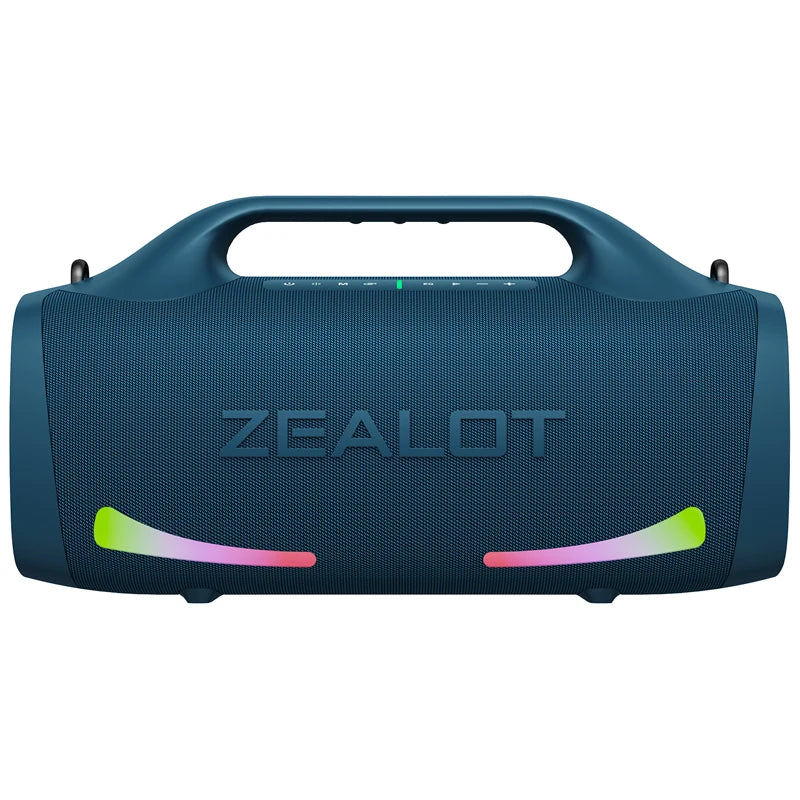Zealot S79 Portable Party Speaker - Bluetooth 5.2, 24-Hour Playtime with Carry Handle