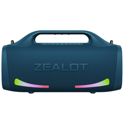 Zealot S79 Portable Party Speaker - Bluetooth 5.2, 24-Hour Playtime with Carry Handle