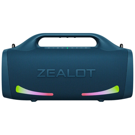 Zealot S79 Portable Party Speaker - Bluetooth 5.2, 24-Hour Playtime with Carry Handle