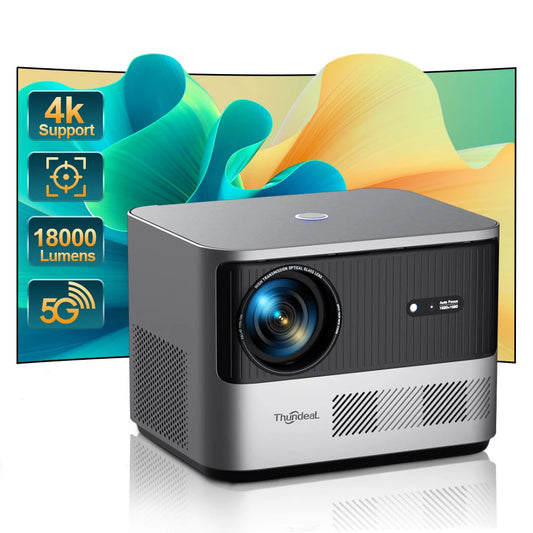 ThundeaL TDA6 Full HD Projector | 1080P 2K 4K Auto Focus 5G WiFi Android